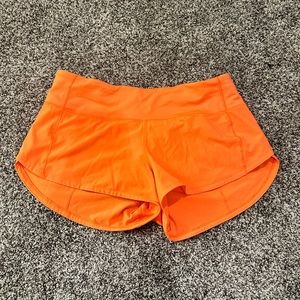 Lululemon speed up shorts/2.5 inch/size 4